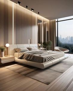 Bedroom Image of 3200 Sq.ft 3 BHK Apartment / Flat for rent in Man Developments Royal Premium, Vijay Nagar Indore for Rs. 30000