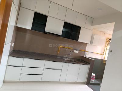 Kitchen Image of 1090 Sq.ft 3 BHK Apartment / Flat for rent in Dutt Avalon, Tragad Ahmedabad for Rs. 32000