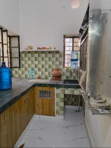 Kitchen Image of 1100 Sq.ft 1 BHK Independent House for rent in Vaishali Nagar Jaipur for Rs. 11000