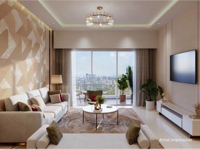 Hall Image of 1400 Sq.ft 3 BHK Apartment / Flat for sale in Elevated L And T Realty Ahana Tower B, Malad East Mumbai for Rs. 40000000