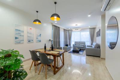Hall Image of 1455 Sq.ft 2 BHK Apartment / Flat for rent in Marvel Piazza Phase 01, Viman Nagar Pune for Rs. 80000