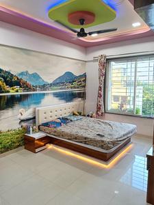 Bedroom Image of 600 Sq.ft 1 BHK Apartment / Flat for rent in Pimple Gurav Pune for Rs. 25000
