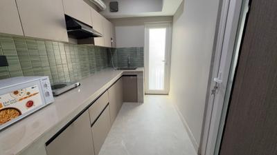 Kitchen Image of 550 Sq.ft 1 BHK Builder Floor for rent in Sector 46 Gurgaon for Rs. 37000