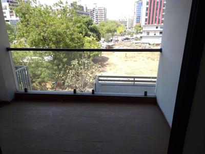 Balcony Image of 2178 Sq.ft 3 BHK Apartment / Flat for sale in Swara Crystal, Sargasan Gandhinagar for Rs. 11000000