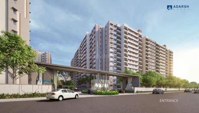 Image of 1004 Sq.ft 2 BHK Apartment / Flat for sale in Adarsh Greens, Kogilu, Bengaluru for Rs. 11000000