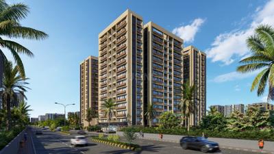 Image of 1845 Sq.ft 3 BHK Apartment / Flat for sale in Signor Skyline, Zundal, Ahmedabad for Rs. 7020000