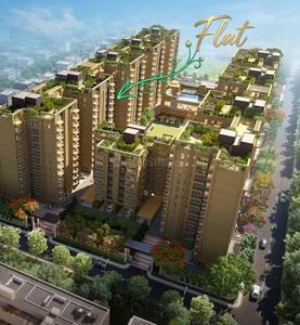 Image of 1350 Sq.ft 3 BHK Apartment / Flat for sale in Ambuja Urvisha The Condoville , New Town, Kolkata for Rs. 27000000