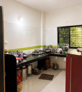 Kitchen Image of 950 Sq.ft 2 BHK Apartment / Flat for sale in Indira Nagar Nashik for Rs. 3800000