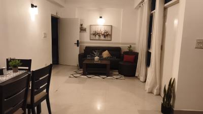 Living Room Image of 1000 Sq.ft 2 BHK Apartment / Flat for sale in Supertech Livingston, Crossings Republik Ghaziabad for Rs. 7500000