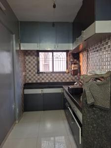 Kitchen Image of 700 Sq.ft 1 BHK Apartment / Flat for rent in Airoli Navi Mumbai for Rs. 27000