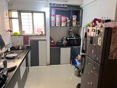 Kitchen Image of 1125 Sq.ft 2 BHK Apartment / Flat for rent in Bora Ville, Kharadi Pune for Rs. 30000