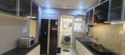 Kitchen Image of 1560 Sq.ft 3 BHK Apartment / Flat for rent in Pacifica Reflections, Vaishno Devi Circle Ahmedabad for Rs. 50000
