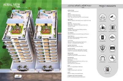 Image of 1650 Sq.ft 3 BHK Apartment / Flat for sale in Besa, Nagpur for Rs. 6000000