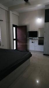 Bedroom Image of 600 Sq.ft 1 BHK Builder Floor for rent in Scheme No 94C Indore for Rs. 19000