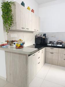 Kitchen Image of 1500 Sq.ft 3 BHK Apartment / Flat for rent in Adani Amogha, Shantigram Ahmedabad for Rs. 45000