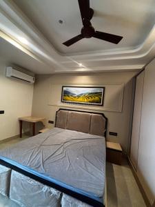 Bedroom Image of 600 Sq.ft 1 RK Builder Floor for rent in DLF Independent Floors, DLF Phase 3 Gurgaon for Rs. 22000