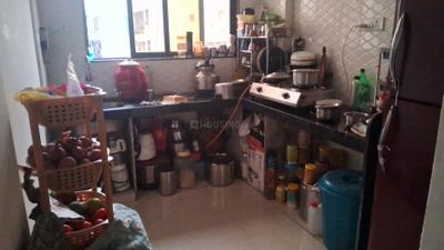 Kitchen Image of 860 Sq.ft 1 BHK Apartment / Flat for sale in Rabale Navi Mumbai for Rs. 3700000