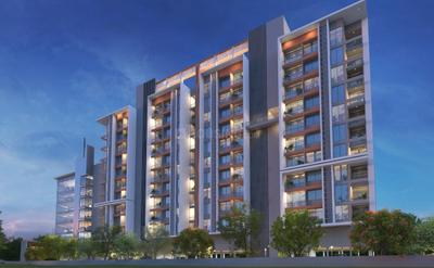 Image of 1053 Sq.ft 2 BHK Apartment / Flat for sale in Prithvi Paradise A And B WIng, Tathawade, Pune for Rs. 7100000