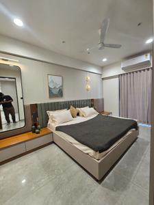 Bedroom Image of 1500 Sq.ft 2 BHK Apartment / Flat for sale in K3 Orium, Tragad Ahmedabad for Rs. 9000000
