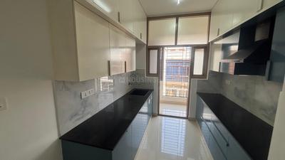 Kitchen Image of 658 Sq.ft 1 BHK Apartment / Flat for rent in Panathur Bengaluru for Rs. 29000