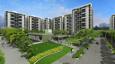 Image of 1161 Sq.ft 2.5 BHK Apartment / Flat for sale in Kolte Patil Little Earth, Kiwale, Pune for Rs. 7900000