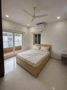 Bedroom Image of 1700 Sq.ft 3 BHK Apartment / Flat for rent in Madhapur Hyderabad for Rs. 60000