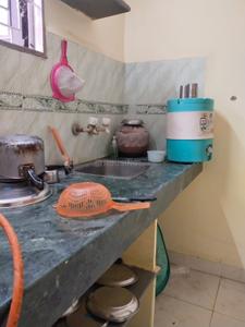 Kitchen Image of 700 Sq.ft 1 BHK Apartment / Flat for rent in Rajendra Nagar Indore for Rs. 10500