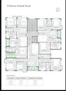 Image of 986 Sq.ft 3 BHK Apartment / Flat for sale in Gananayak Mirania Enclave, Salt Lake City, Kolkata for Rs. 6600000