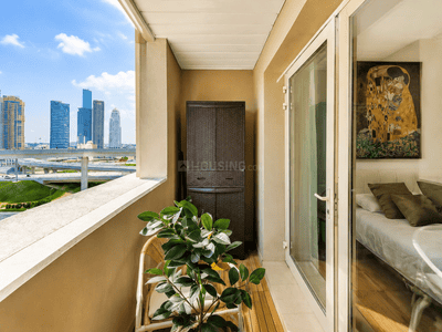 Balcony Image of 355 Sq.ft 1 RK Apartment / Flat for sale in Manchester Tower, Dubai Marina Dubai for Rs. 22647022