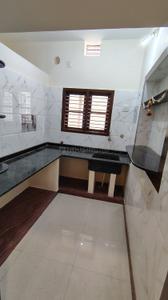 Kitchen Image of 1300 Sq.ft 1 BHK Builder Floor for rent in Indra Nagara Hassan for Rs. 6500
