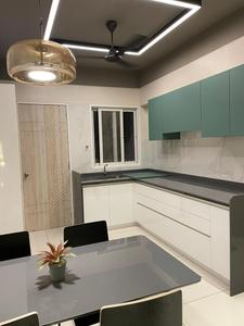 Kitchen Image of 1400 Sq.ft 3 BHK Apartment / Flat for sale in Saral Lotus White Field, Bhayli Vadodara for Rs. 6650000