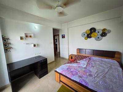 Bedroom Image of 1400 Sq.ft 3 BHK Apartment / Flat for rent in Sunland Residency, Rajarhat Kolkata for Rs. 42000