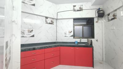 Kitchen Image of 610 Sq.ft 1 BHK Apartment / Flat for rent in Safalaya New Bombay Safalya, Airoli Navi Mumbai for Rs. 27500