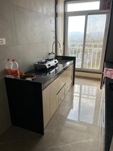Kitchen Image of 1650 Sq.ft 3 BHK Apartment / Flat for rent in Gami Asters, Ghansoli Navi Mumbai for Rs. 90000