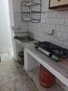 Kitchen Image of 350 Sq.ft 1 RK Builder Floor for rent in Green Park Extension New Delhi for Rs. 33000