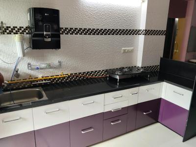 Kitchen Image of 1400 Sq.ft 3 BHK Apartment / Flat for rent in Shree Sopan Pratishtha, Kudasan Gandhinagar for Rs. 30000