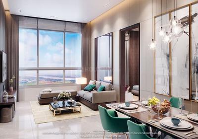 Hall Image of 1850 Sq.ft 4 BHK Apartment / Flat for sale in Piramal Mahalaxmi, Worli Mumbai for Rs. 138900000