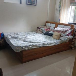 Bedroom Image of 650 Sq.ft 2 BHK Apartment / Flat for rent in Raunak Unnathi Woods, Kasarvadavali Thane for Rs. 21000
