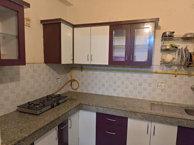 Kitchen Image of 1275 Sq.ft 2 BHK Apartment / Flat for rent in Rohtas Plumeria Homes, Gomti Nagar Lucknow for Rs. 35000