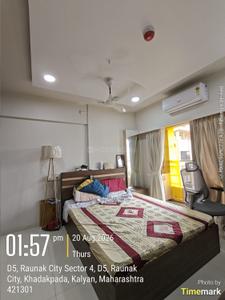 Bedroom Image of 1500 Sq.ft 2.5 BHK Apartment / Flat for sale in Raunak City, Kalyan West Kalyan for Rs. 9800000