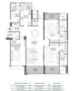 Image of 1280 Sq.ft 2 BHK Apartment / Flat for sale in K Raheja Raheja Galaxy, Mohammed Wadi, Pune for Rs. 12200000