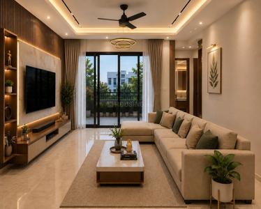 Living Room Image of 760 Sq.ft 2 BHK Builder Floor for sale in Yewalewadi Pune for Rs. 2500000