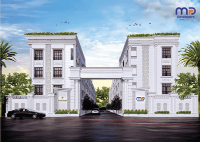 Image of 1619 Sq.ft 3 BHK Apartment / Flat for sale in MP The White House, Manapakkam, Chennai for Rs. 16000000