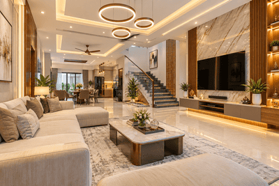 Living Room Image of 2700 Sq.ft 4 BHK Villa for sale in Bhanur Sangareddy for Rs. 13500000