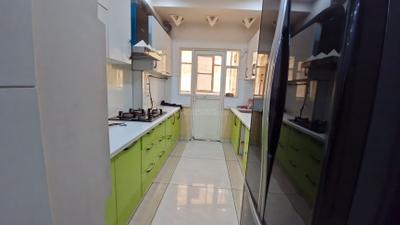 Kitchen Image of 1765 Sq.ft 3 BHK Apartment / Flat for rent in Aims Angel Golf Avenue II, Sector 75 Noida for Rs. 52000
