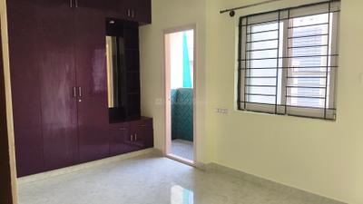 Bedroom Image of 1000 Sq.ft 2 BHK Builder Floor for rent in HSR Layout Bengaluru for Rs. 48000