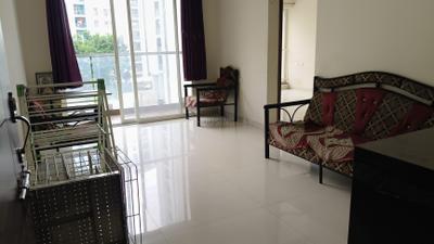 Living Room Image of 700 Sq.ft 1 BHK Apartment / Flat for rent in Pegasus Megapolis Saffron, Hinjawadi Phase 3 Pune for Rs. 25000