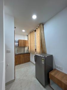 Kitchen Image of 450 Sq.ft 1 RK Apartment / Flat for rent in Scheme No 114 Indore for Rs. 14000