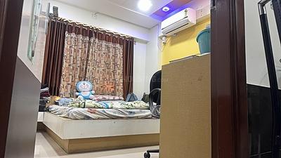 Bedroom Image of 1270 Sq.ft 2 BHK Apartment / Flat for rent in JT JT Stuti Highland, Mughal Sarai Surat for Rs. 25000
