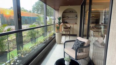 Balcony Image of 2000 Sq.ft 4 BHK Apartment / Flat for sale in Wakad Pune for Rs. 30500000